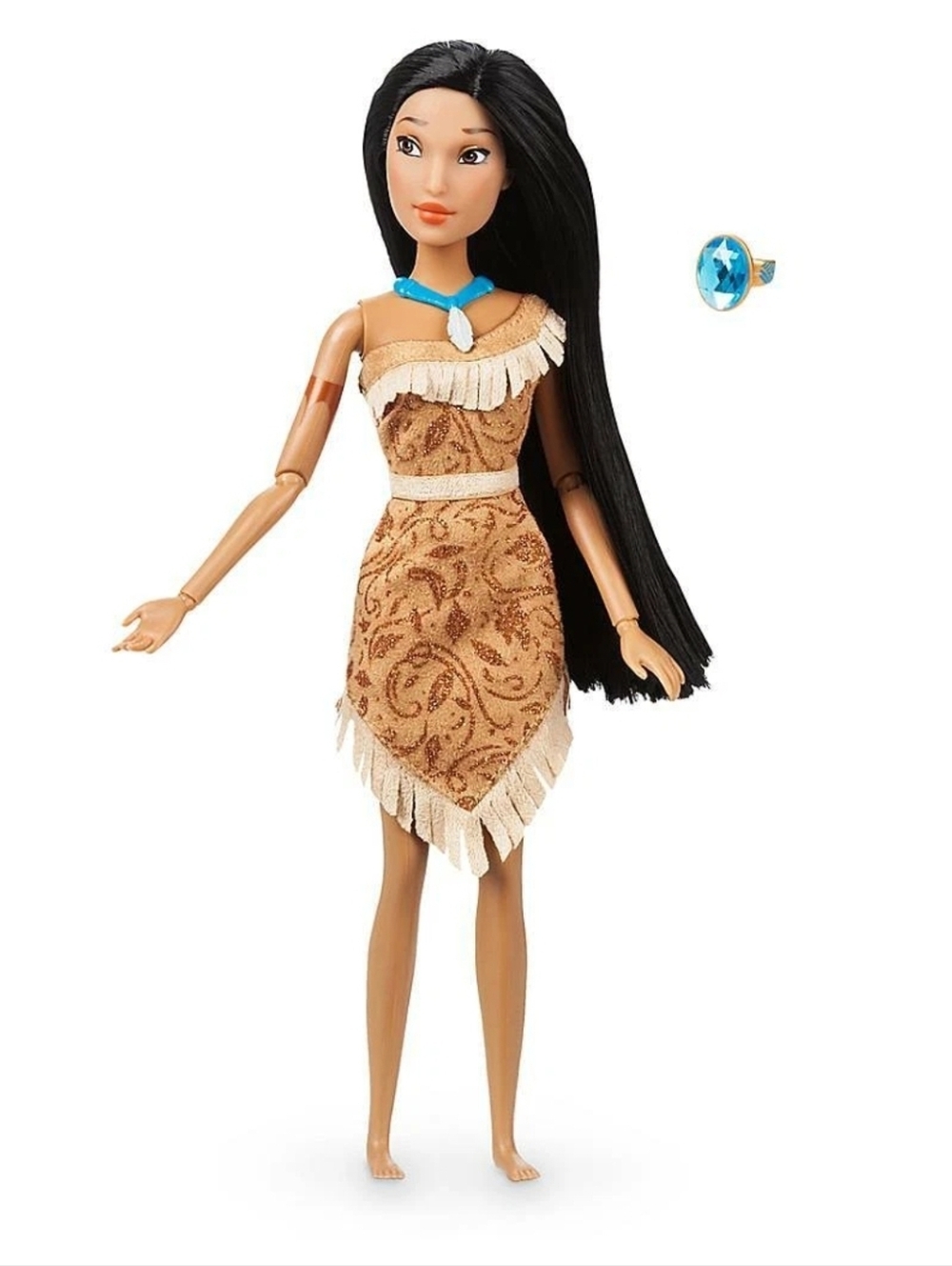 Disney Princess Pocahontas Classic Doll With Ring 11"